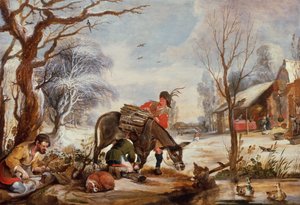 Scena invernale da Willem van the Elder Herp
